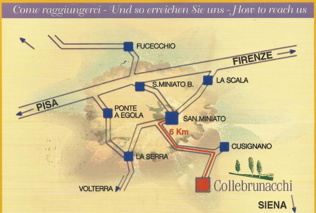 Collebrunacchi B&B San Miniato Luaran gambar